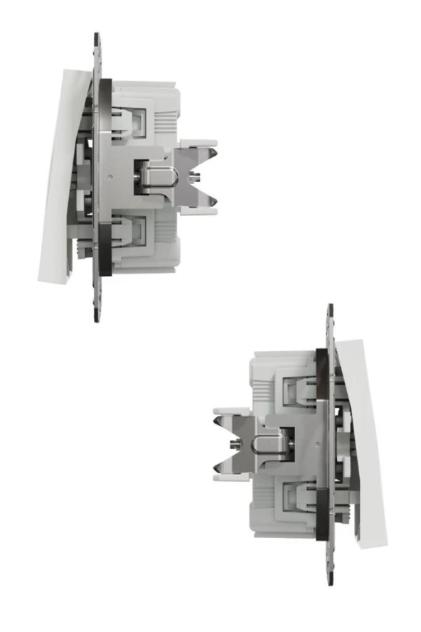 Schneider Asfora Komütatör (Yaylı) Beyaz - Resim 2