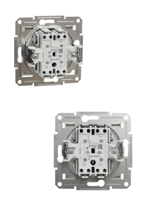 Schneider Asfora Komütatör (Yaylı) Beyaz - Resim 3