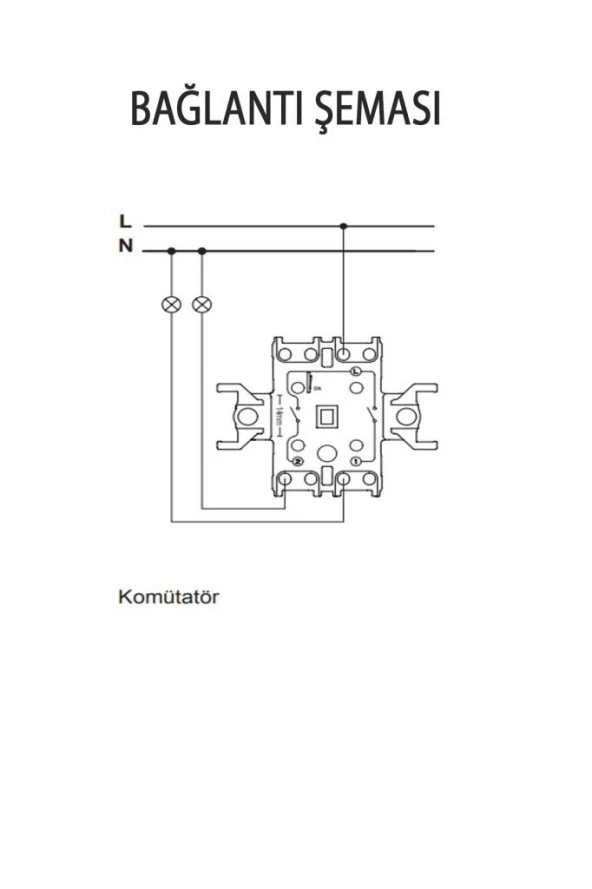 Schneider Asfora Komütatör (Yaylı) Beyaz - Resim 5