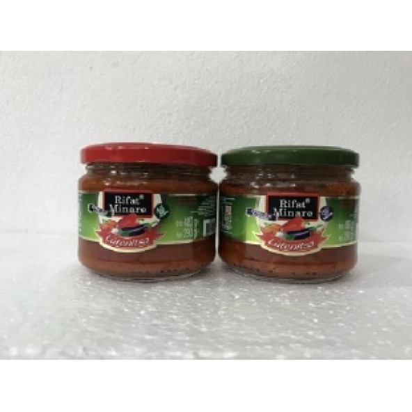 Rifat Minare Lütenitsa Kahvaltılık Balkan Sosu (1 Acı &1 Tatlı)(300cc)