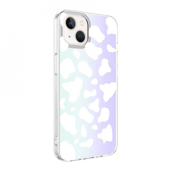 Apple iPhone 13 Kılıf Zore M-Blue Desenli Kılıf - 3