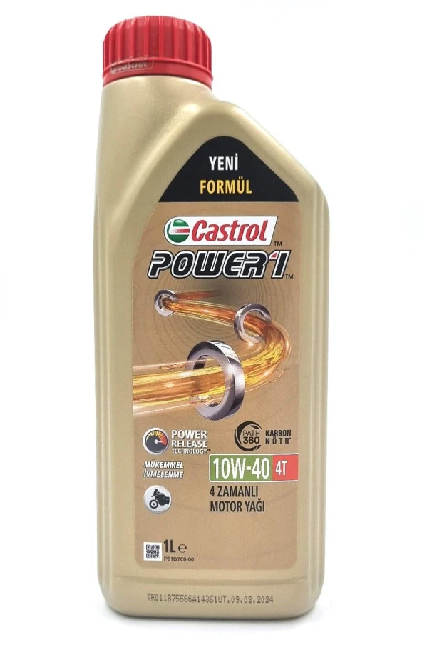 CASTROL POWER 1 4T 10W40 1 LT