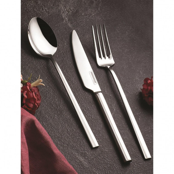 Kahramanlar Flora 60 Parça Çatal Kaşık Takımı