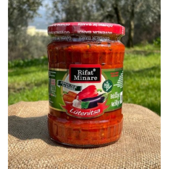 Rifat Minare Lütenitsa (BALKAN SOSU) Kahvaltılık Acı Sos ( AZ ACILI) (580 cc)