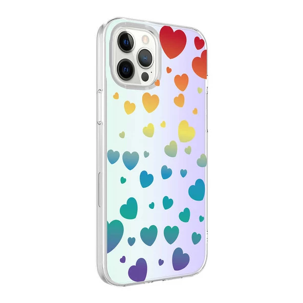 Apple iPhone 12 Pro Max Kılıf Zore M-Blue Desenli Kılıf - 4