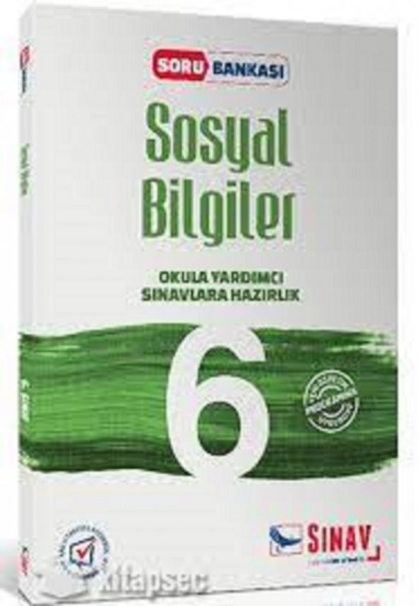 6. Sınıf Sosyal Bilgiler Soru Bankası Sınav Dergisi Yayınları - 1