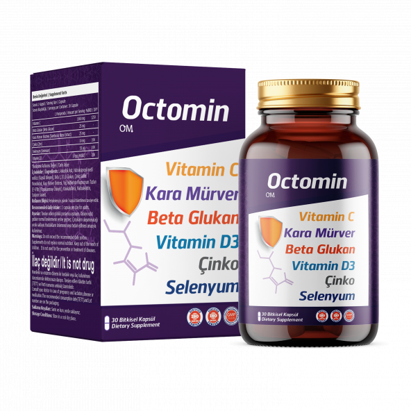 Octomin - 30 Kapsül 1000 mg Vitamin C Immun Complex - 2