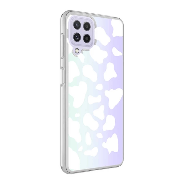 Galaxy M22 Kılıf Zore M-Blue Desenli Kılıf - 3