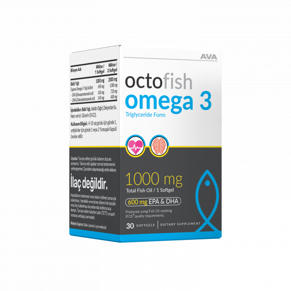 Octofish - OMEGA 3, Balık Yağı