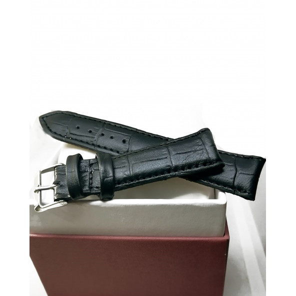 FADO 20 MİLİM HAKİKİ DERİ SAAT KAYIŞI 7 - Resim 2