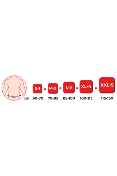 Elastik Dorsolomber Korse  VARİTEKS 130 - 3