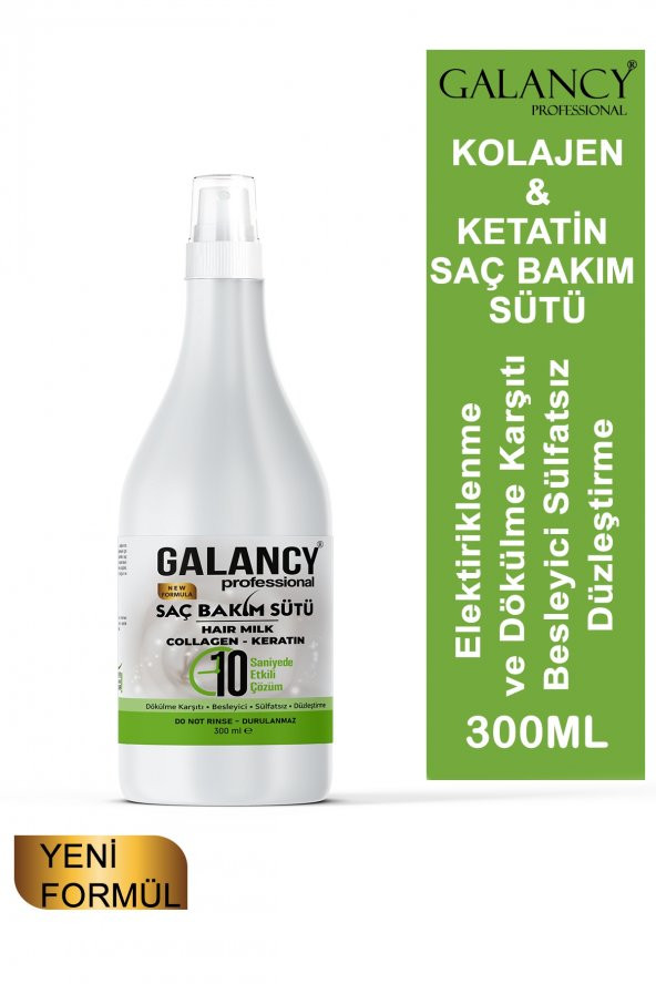 Professional Collagen&Keratin Saç Bakım Sütü 300Ml