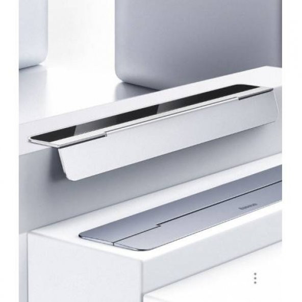 Baseus Laptop Standı İnce Tasarım Yapışkanlı Bilgisayar Standı Macbook PC Laptop Standı - 6