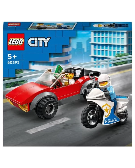 Lego City Polis Motosikleti Araba Takibi 60392
