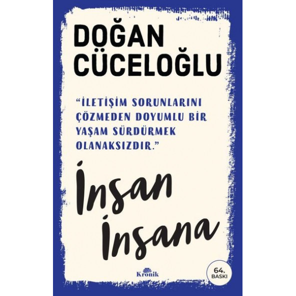 İnsan İnsana Doğan Cüceloğlu