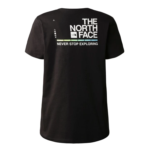 The North Face W FOUNDATION GRAPHIC - EU Kadın Tişört  NF0A55B2R0G1 - 2