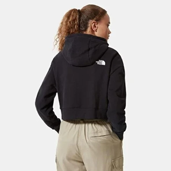 The North Face W TREND CROP HOODIE - EU Kadın Sweatshirt NF0A5ICYN121 - Resim 3
