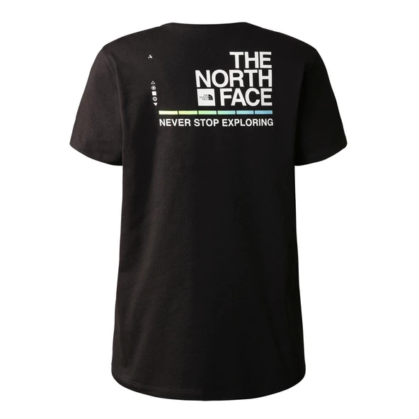 The North Face W FOUNDATION GRAPHIC - EU Kadın Tişört  NF0A55B2R0G1 - 2