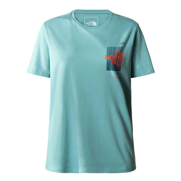 The North Face W FOUNDATION GRAPHIC - EU Kadın Tişört  NF0A55B2LV21