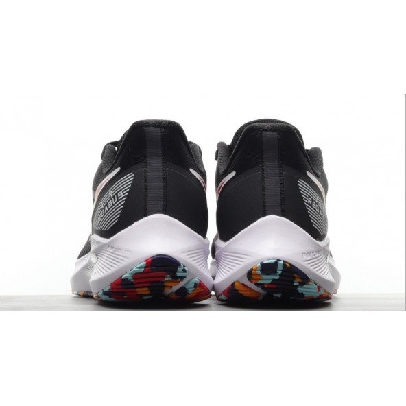 Nike LunarGlide 8 Running Shoes Black Rainbow Swoosh - 2