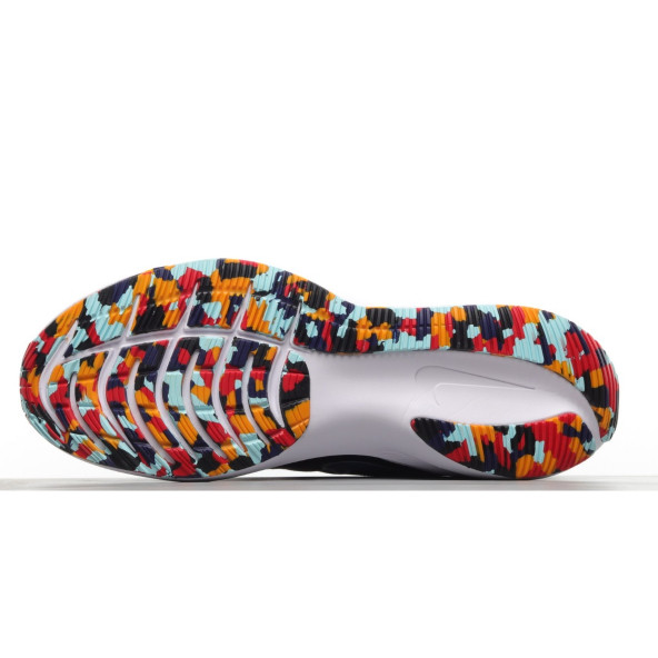Nike LunarGlide 8 Running Shoes Black Rainbow Swoosh - 5