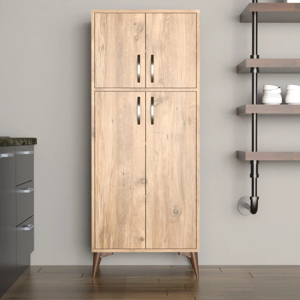 Büyük Boy Çok Amaçlı Dolap Çam - MDL0102 - 2