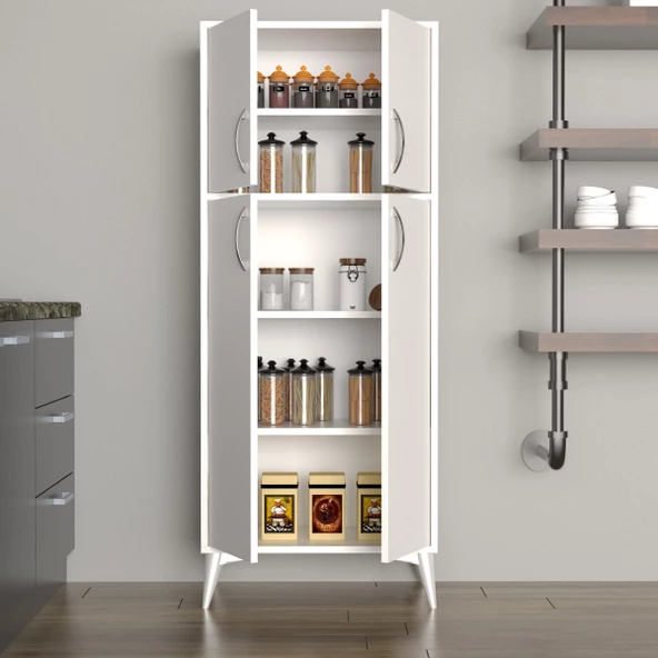 Büyük Boy Çok Amaçlı Dolap Beyaz - MDL0101 - 3