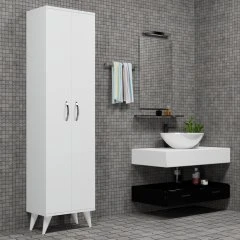 2 Kapılı 49cm Banyo Dolabı Beyaz - BDL0101 - Resim 3