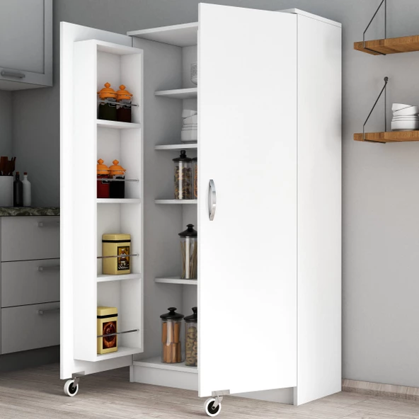 Büyük Boy 2 Kapılı Erzak Dolabı Beyaz - ERC0101 - 3