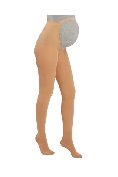 Hamile Külotlu Varis Çorabı Kapalı Burun Orta Basınç VARİTEKS 907
