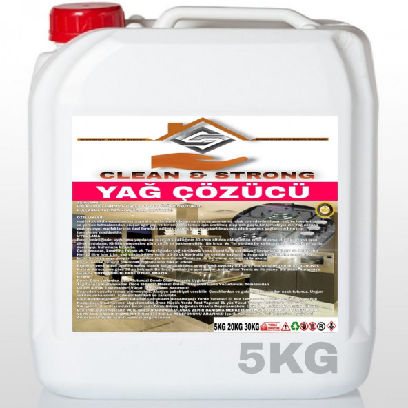 YAĞ ÇÖZÜCÜ 5KG