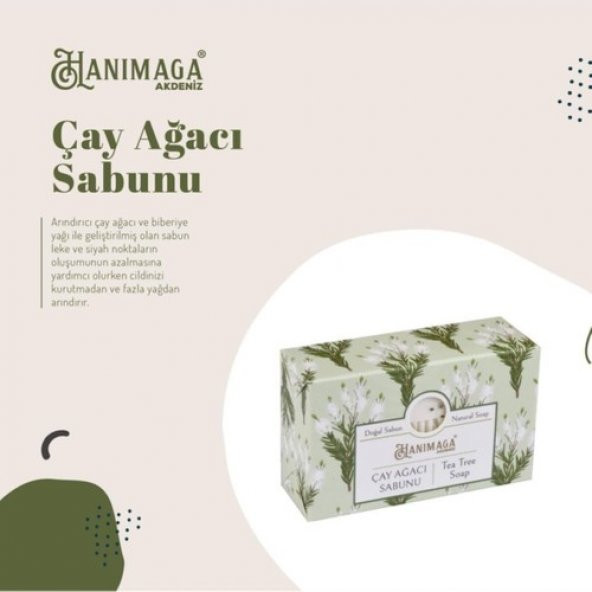 Hanımağa Doğal Çay Ağacı Sabunu 100 gr