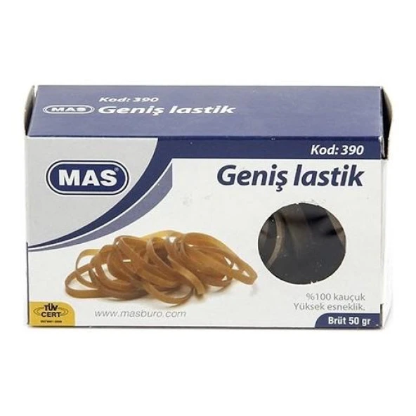 MAS AMBALAJ LASTİĞİ GENİŞ 100 KAUÇUK 50 GR 390