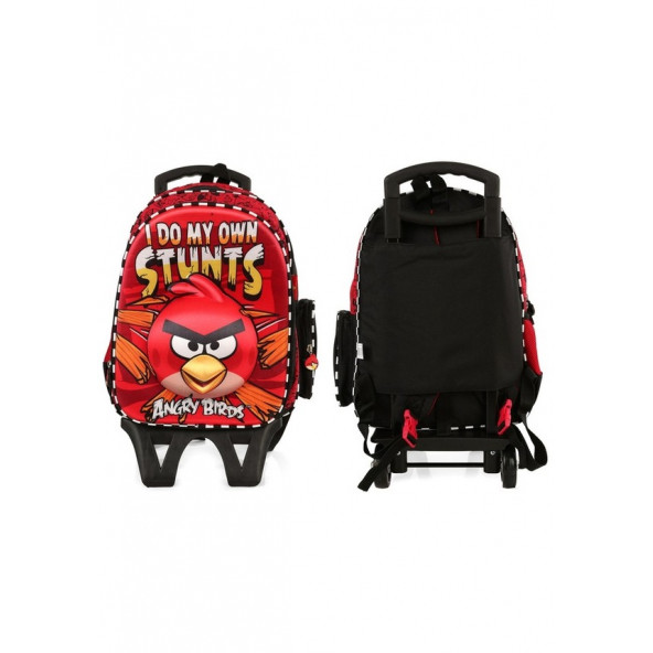 Angry Birds Çek Çek Çanta Kabartma Resim