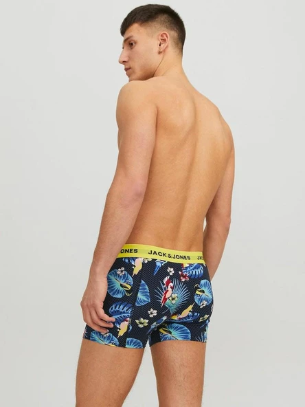 Jack Jones Crazy Solıd 3 Lü Paket Erkek Boxer 12194104 - 2