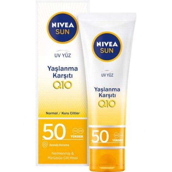 Nivea Sun Yüz Kremi Yaşlanma & Leke Karşıtı 50F 50ml