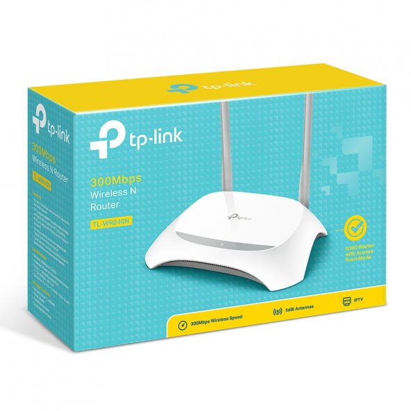 TP-Link TL-WR840N 300 Mbps Wi-Fi Router - 1