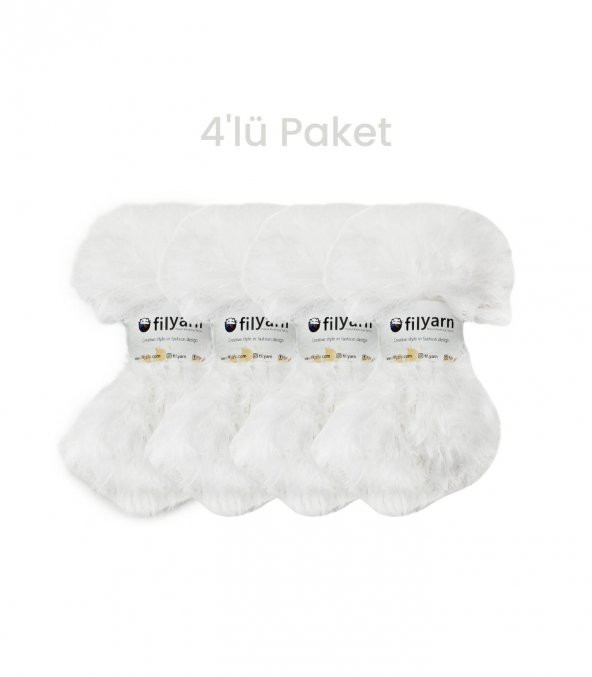 Verbana Örgü İpi Seti  Sakallı ip, Kürk ip, Tüylü ip, Yumuşak ip, Kedi ipi, Tavşan tüyü, Yumoş ip - 2