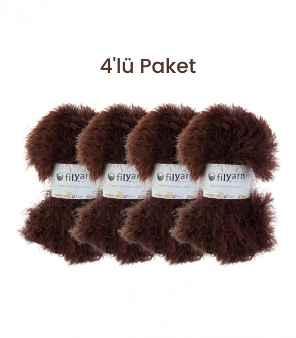 Verbana Örgü İpi Seti  Sakallı ip, Kürk ip, Tüylü ip, Yumuşak ip, Kedi ipi, Tavşan tüyü, Yumoş ip - 7