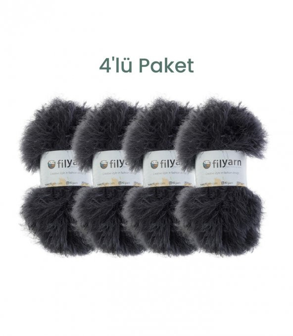Verbana Örgü İpi Seti  Sakallı ip, Kürk ip, Tüylü ip, Yumuşak ip, Kedi ipi, Tavşan tüyü, Yumoş ip - 12