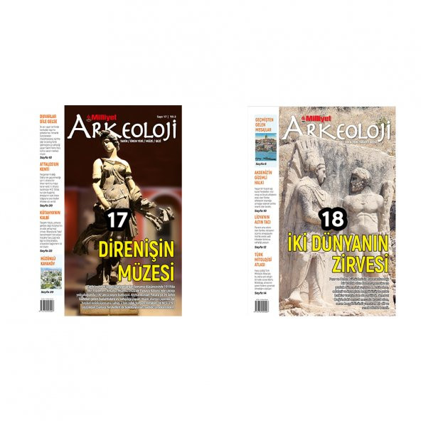 Milliyet Yayınları Milliyet Arkeoloji Dergisi 17 ve 18. Sayı