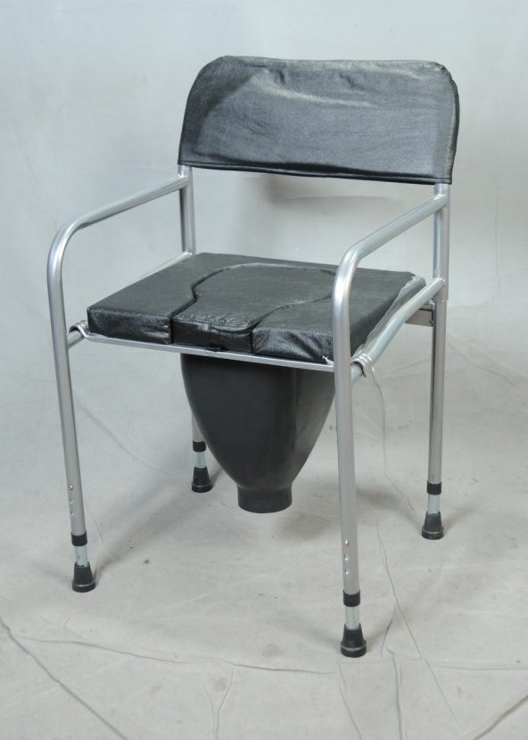 Hasta Klozet Sandalyesi Yumuşak Derili