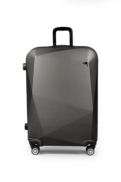 Polo&Sky Elmas Model Füme Renk Büyük Boy Valiz - 2