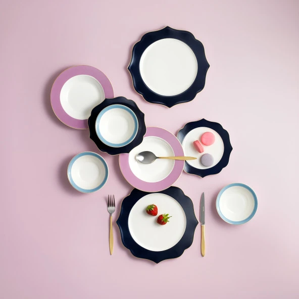 Schafer Talya Yemek Takımı 24 Parça-Asorti