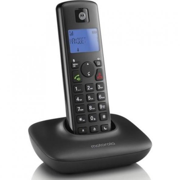 Motorola T401+ Handsfree Dect Telsiz Telefon Siyah ürün görseli 1