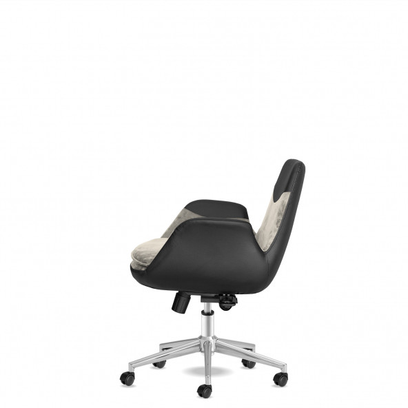 Calitte Personel Çalışma Koltuğu Storm Krem Krom - 3