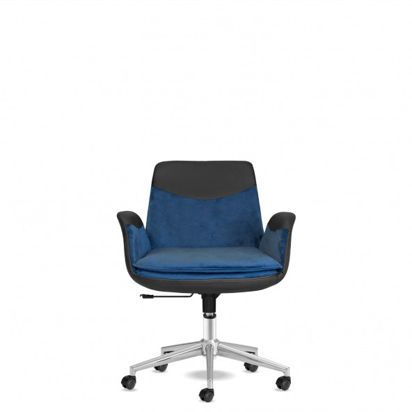Calitte Personel Çalışma Koltuğu Storm Mavi Krom - 2