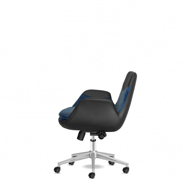 Calitte Personel Çalışma Koltuğu Storm Mavi Krom - 3