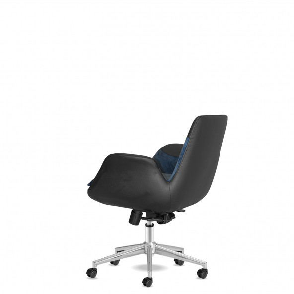 Calitte Personel Çalışma Koltuğu Storm Mavi Krom - 4