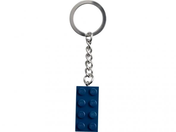LEGO Brick 854237 Earth Blue 2x4 Keyring - 3